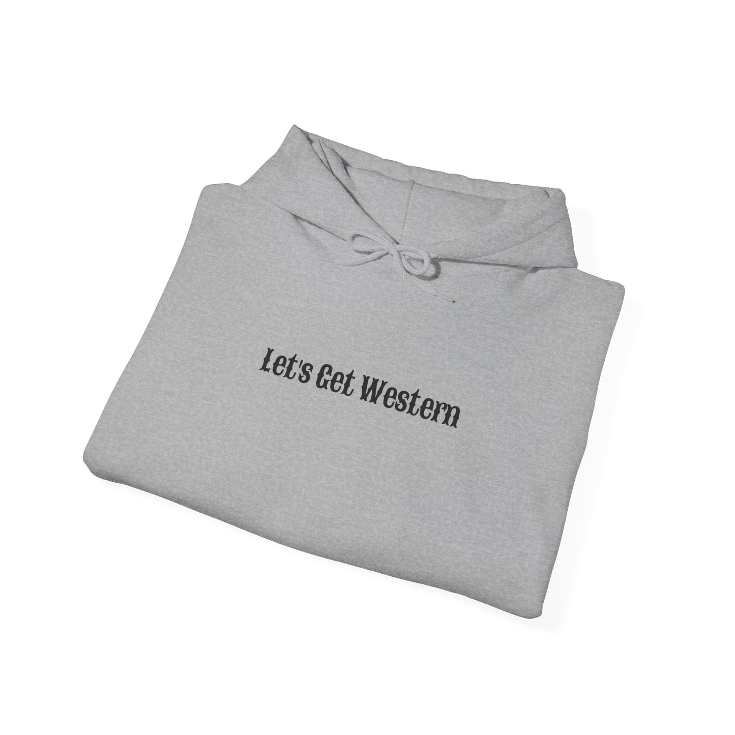 Wild & Caffeinated, Let's Get Western Unisex Heavy Blend™ Hooded Sweatshirt