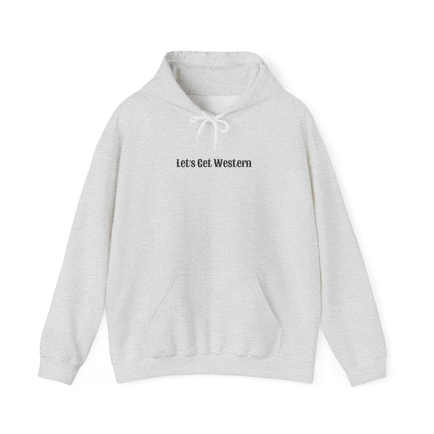 Wild & Caffeinated, Let's Get Western Unisex Heavy Blend™ Hooded Sweatshirt