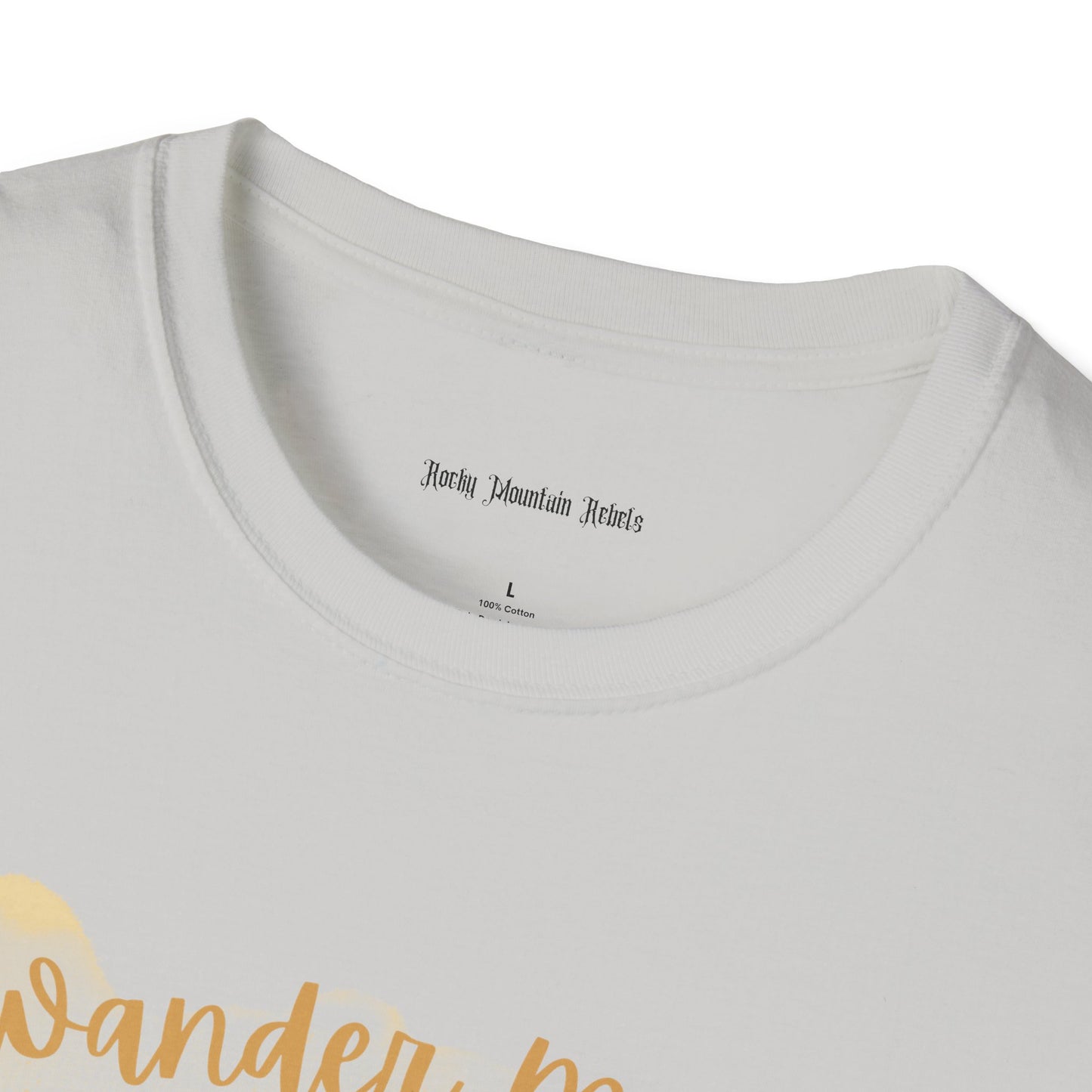 Wander More, Worry Less Unisex Softstyle T-Shirt