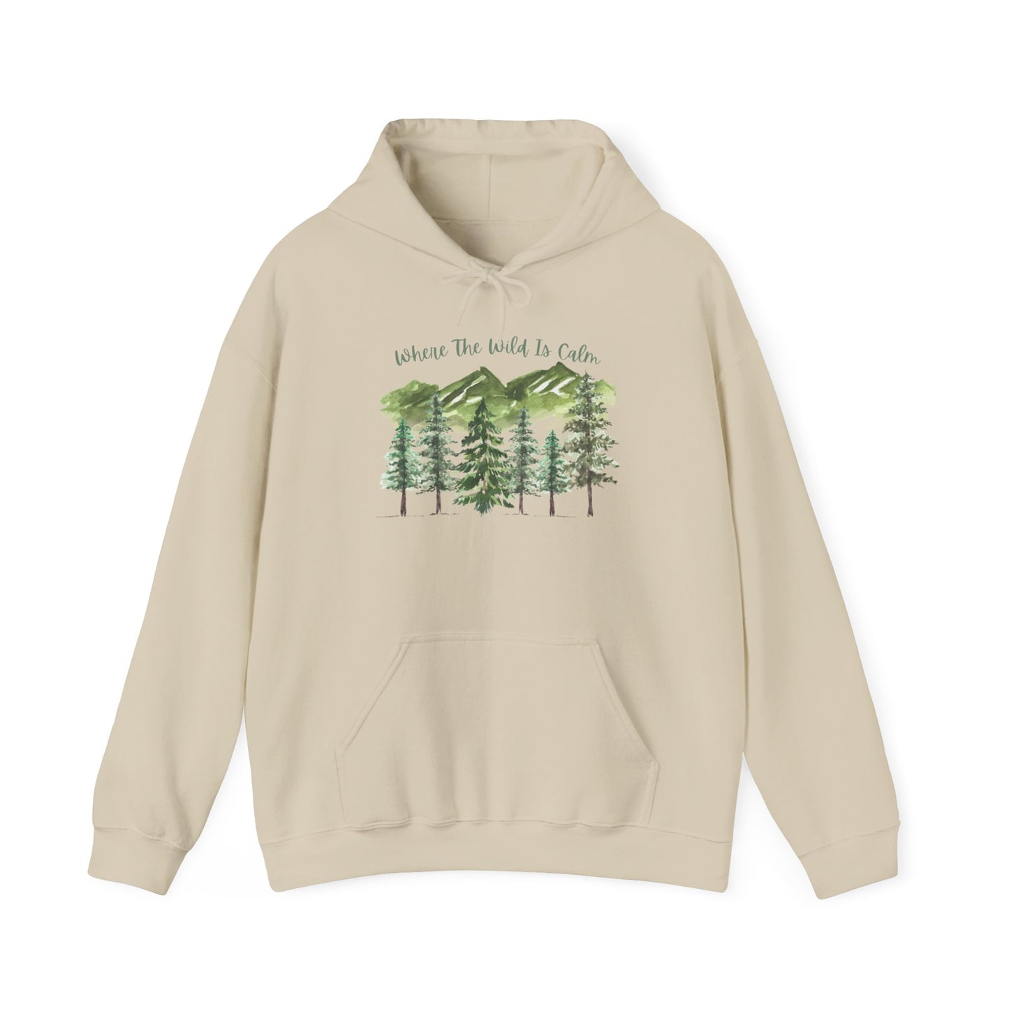 Where The Wild Is Calm Unisex Heavy Blend™ Hooded Sweatshirt