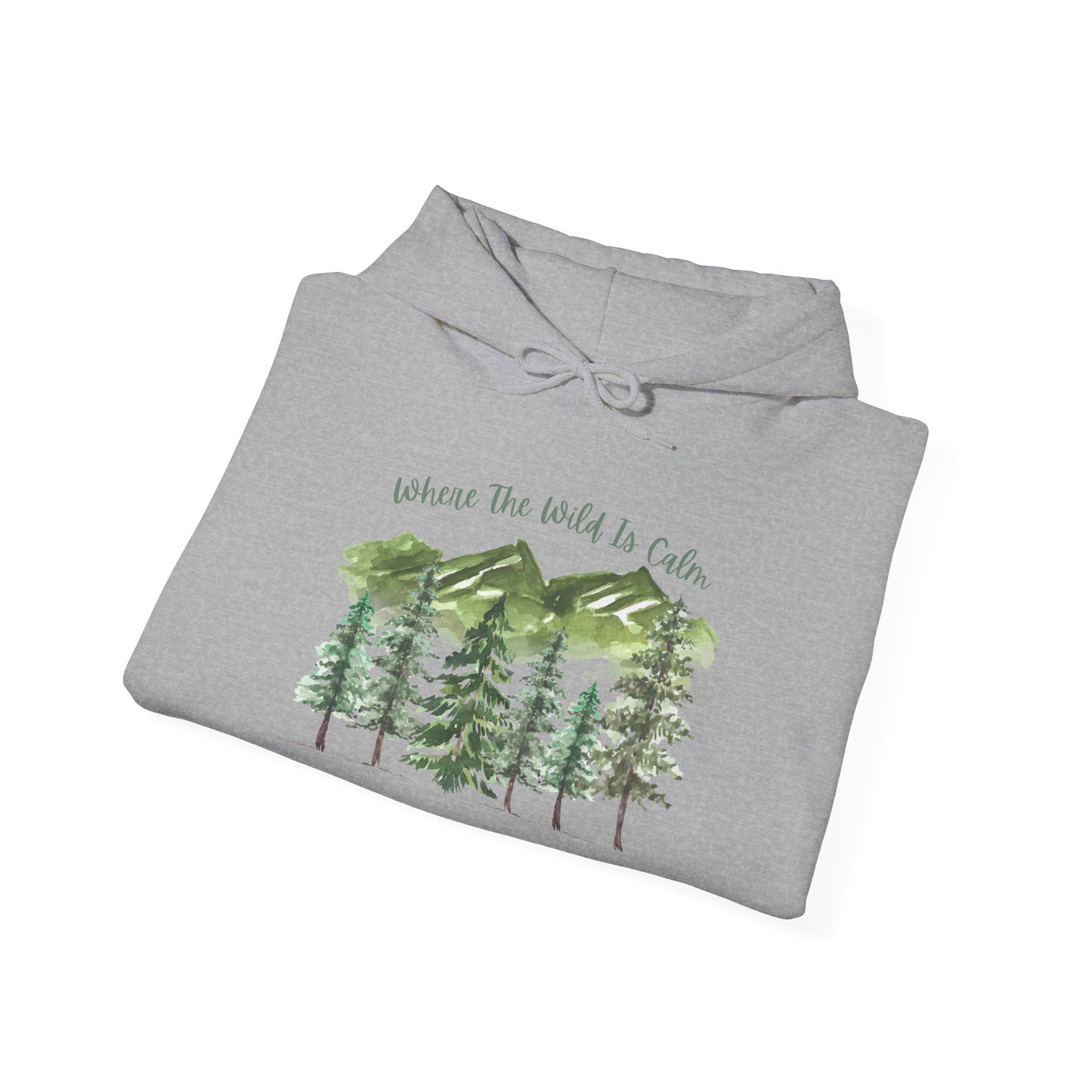 Where The Wild Is Calm Unisex Heavy Blend™ Hooded Sweatshirt