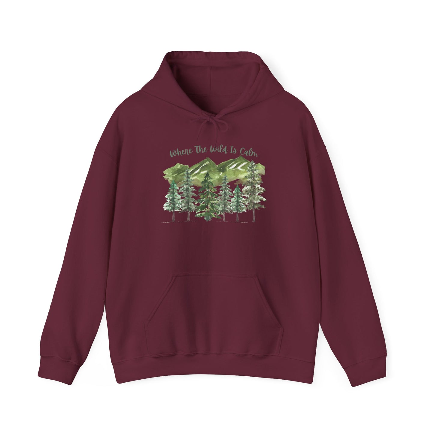 Where The Wild Is Calm Unisex Heavy Blend™ Hooded Sweatshirt