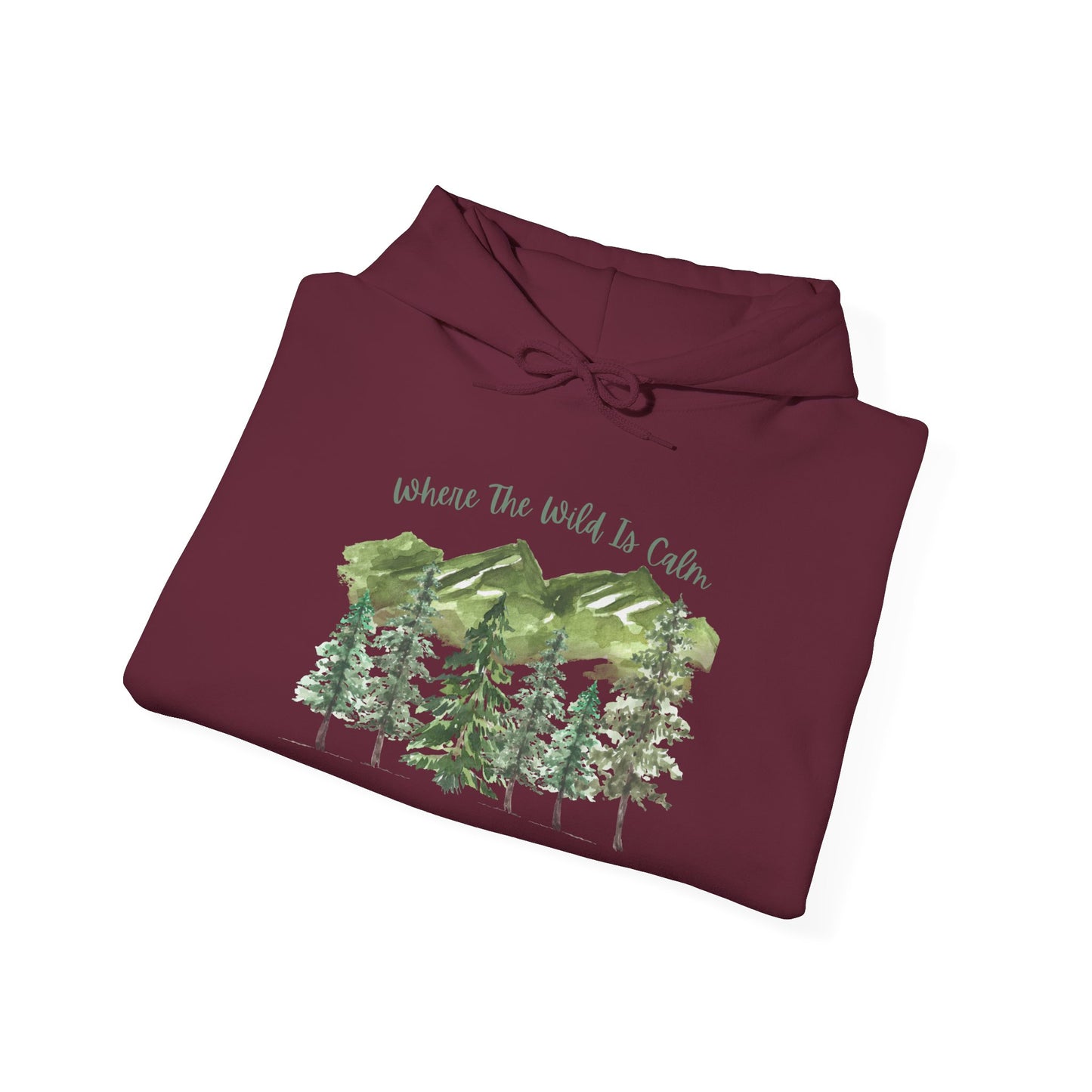 Where The Wild Is Calm Unisex Heavy Blend™ Hooded Sweatshirt