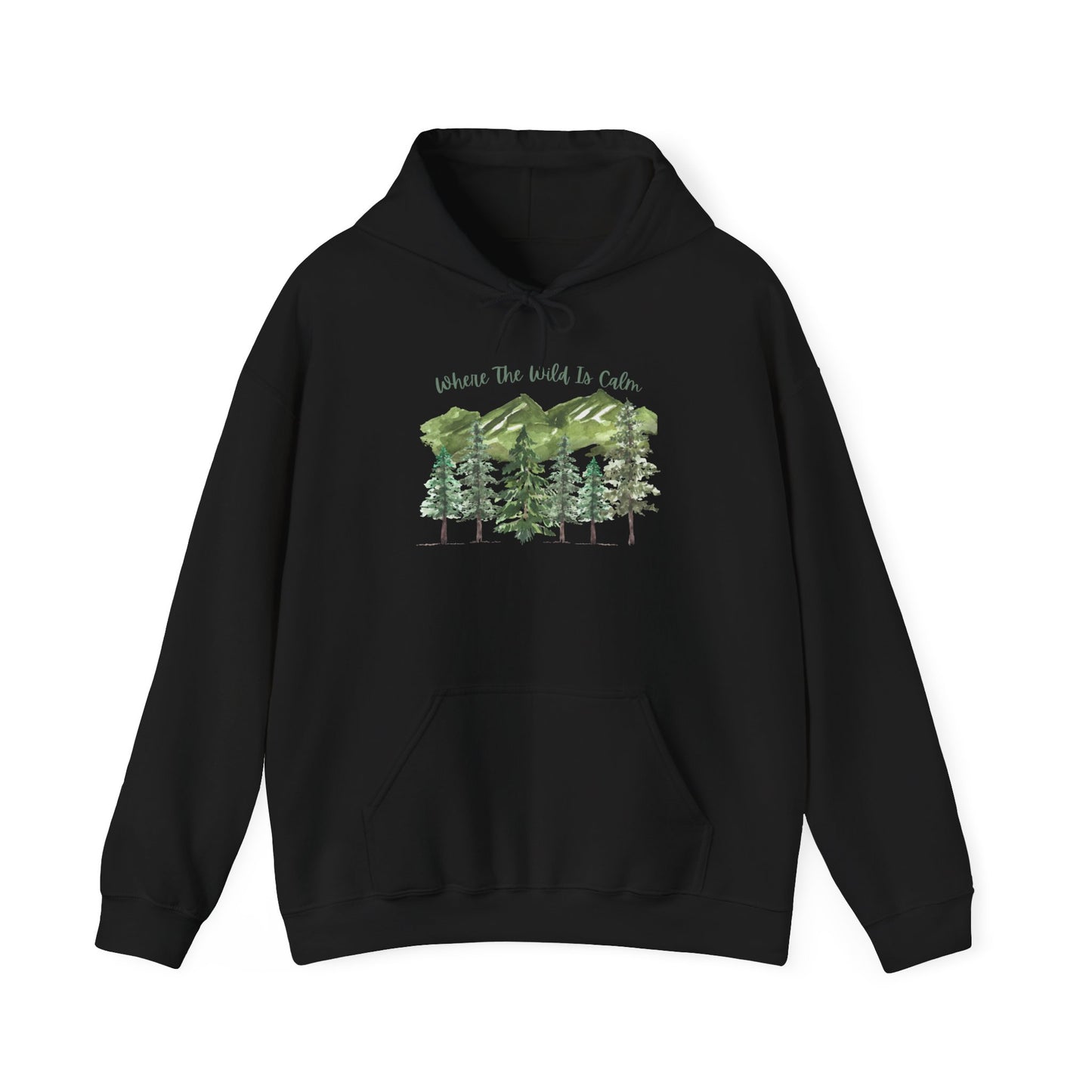 Where The Wild Is Calm Unisex Heavy Blend™ Hooded Sweatshirt