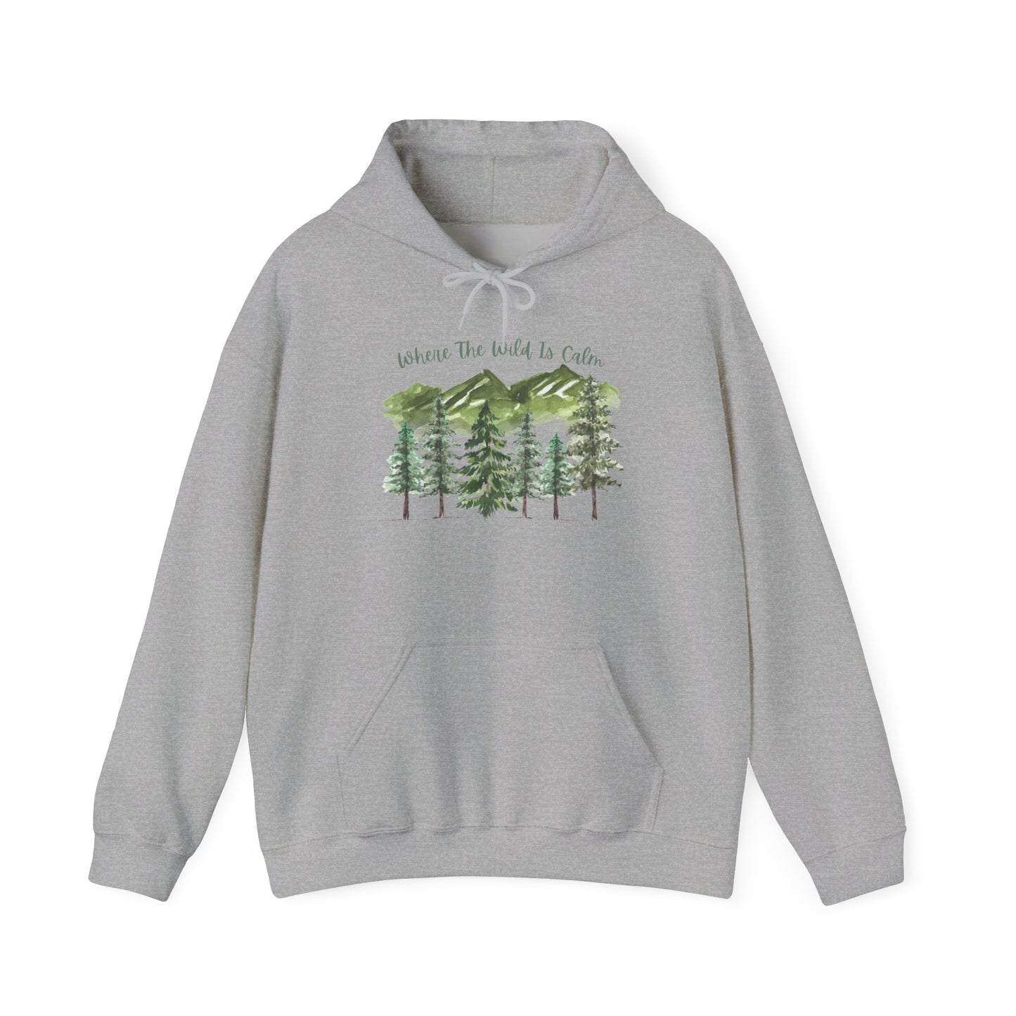 Where The Wild Is Calm Unisex Heavy Blend™ Hooded Sweatshirt