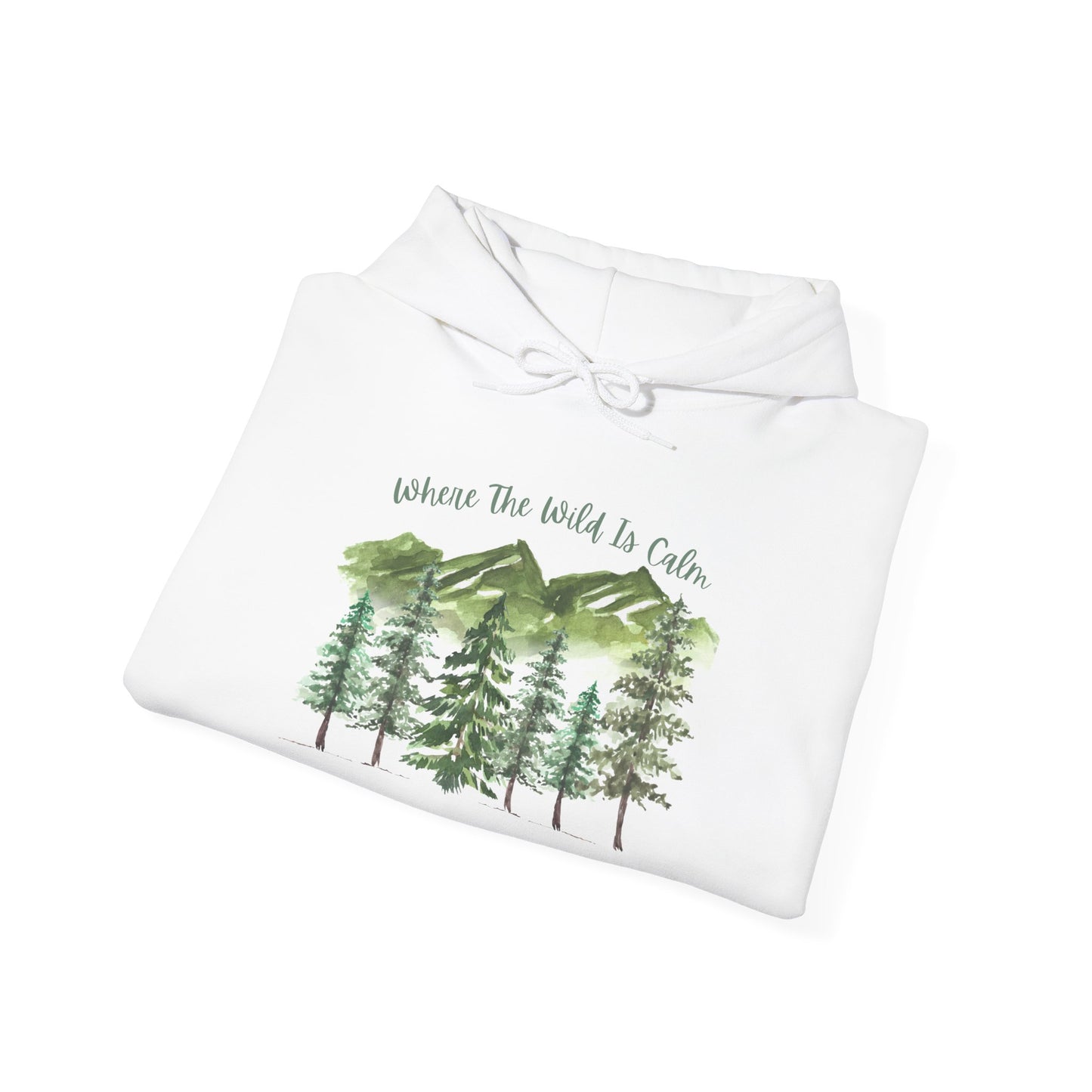 Where The Wild Is Calm Unisex Heavy Blend™ Hooded Sweatshirt