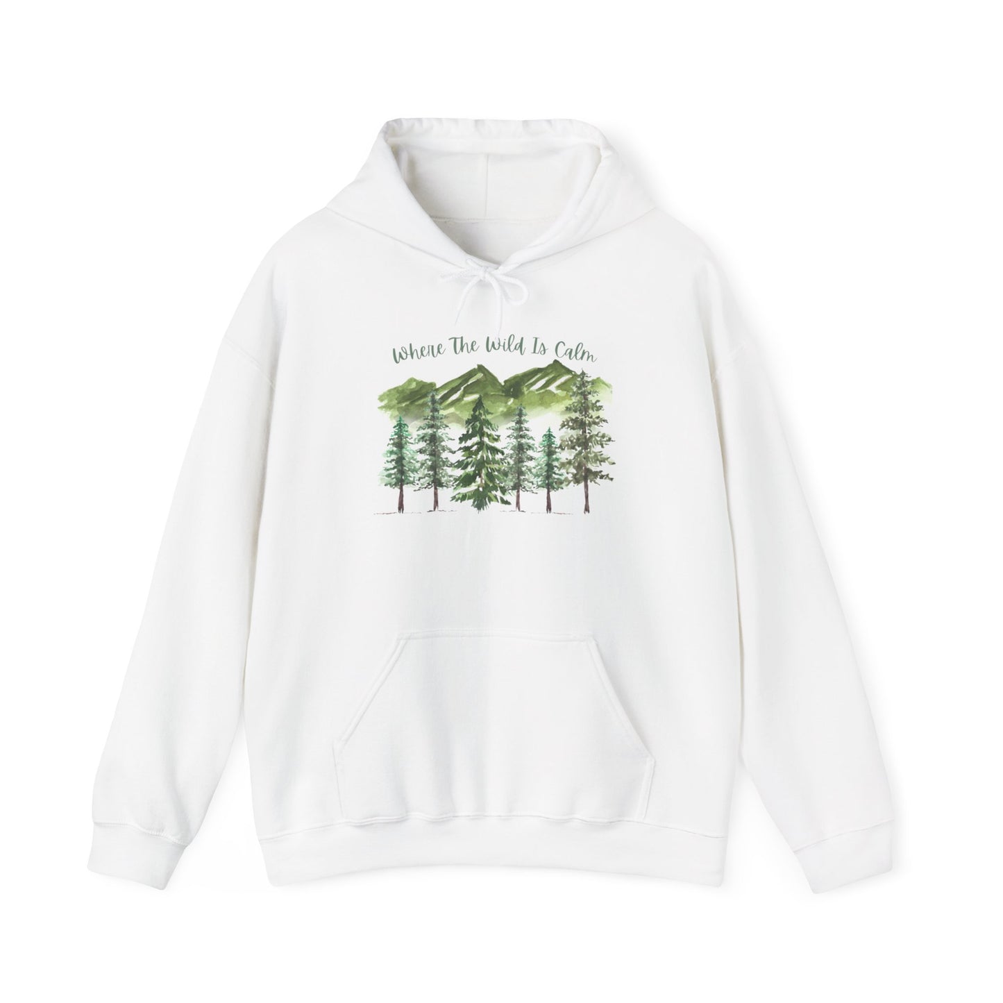 Where The Wild Is Calm Unisex Heavy Blend™ Hooded Sweatshirt